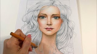 SKIN / FACE DRAWING | The Women of Flowers Collection | CHRIS CHENG