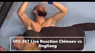 UFC 267 Live Reaction Chimaev vs Jingliang