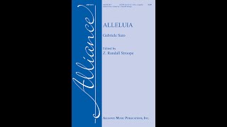 Alleluia (AMP 1151) SATBB with soli a cappella - by Gabriele Saro