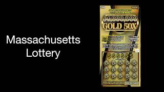 $4,000,000 Gold 50X - Massachusetts Lottery $10 (January 2025)