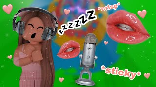 roblox asmr~ T.O.H PURE CRISP/STICKY MOUTH SOUNDS (wet and tingly)