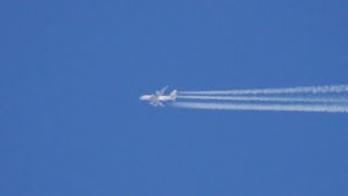 Airbus A380-842 A6-EVP Emirates 2021.12.11. In Flight Over Lviv