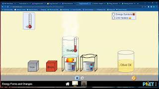 PhET Energy Forms P1