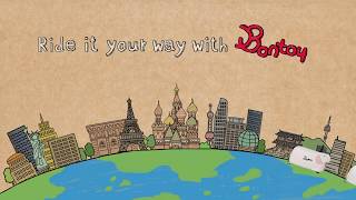 【Bontoy Traveller 騎乘行李箱】Ride it your way with Bontoy