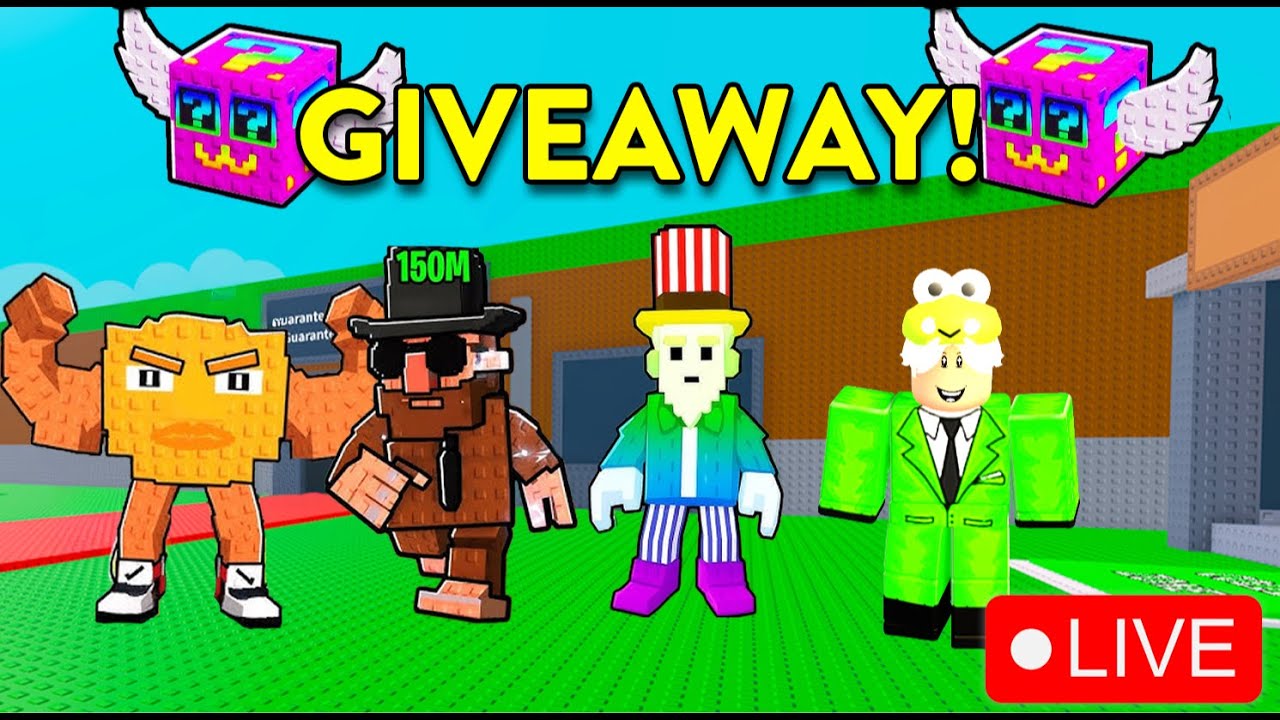 Roblox Steal A Brainrot Giveaway Live Youtube
