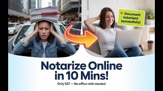 Online Notary Service — Remote Notarization $37/Document | Notarize Anytime, Anywhere