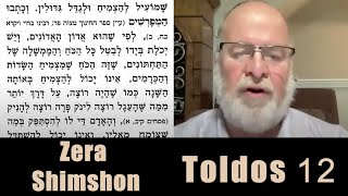 Zera Shimshon - Toldot 12 5785 - Rabbi Zvi Kahn