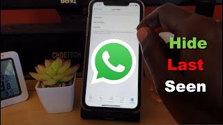 Hide Online Status on Whatsapp iPhone (Last Seen)