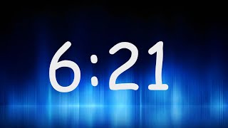 6:21 Minutes Timer / Countdown from 6min 21sec