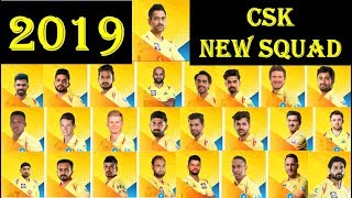 IPL 2019 : Chennai Super Kings New Squad 2019  | Csk Team | HD 4k | Creative Seven Thoughts