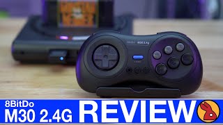 8BitDo M30 2.4g Wireless Gamepad Review - 4K