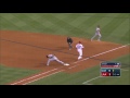 cle@laa uribe makes an impressive barehanded play