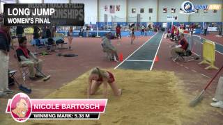 2014 NEC ITF Championships - Women's Long Jump Champion Nicole Bartosch, SHU