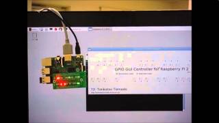 GPIO-GUI Controller for Raspberry Pi 2 [ python / Tkinter ]