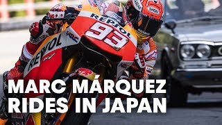 Marc Márquez Rides The Famous Hakone Turnpike In Japan