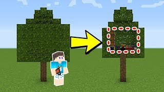 COMO FAZER UMA CASA 100% SECRETA DENTRO DE UMA ÁRVORE NO MINECRAFT (Recorde Mundial)