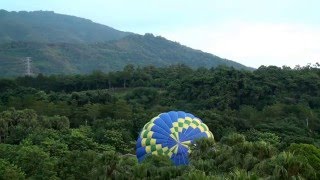 台東鹿鳴溫泉酒店熱氣球充氣加熱 B-67901(縮時攝影)