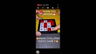 🔴HUARONG PUZZLE BRAIN CHALLENGE NUMBER #2🔴