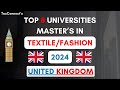 Top UK Universities for Textile and Fashion | Master's | Discover best UK Universities and Courses