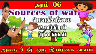 தரம் 6  | நீர் ஒரு இயற்கைவளம் | உவர்திறன் | பெளதீக நிலை | மூலங்கள் | வகைப்படுத்தல்