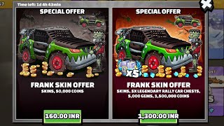 Hill Climb Racing 2 FRANK SKIN Offer Purchased