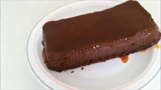 Chocolate Amaretti Flan Recipe | Italian Bonet recipe