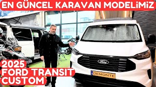 Ford Transit Custom'a Son Seviye Campervan Dönüşümü!  RGB Işık, Entegre Masa ve Daha Fazlası!