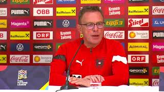 Ralf Rangnick, David Alaba | France v Austria | Pre-match press conference | Nations League