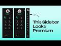 Collapsible Neumorphism Sidebar With Dark Mode | HTML CSS JavaScript