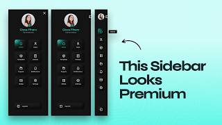 Collapsible Neumorphism Sidebar With Dark Mode | HTML CSS JavaScript