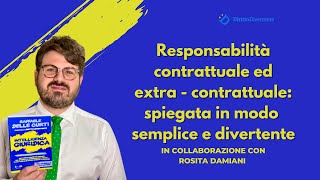 [Responsabilità  Contrattuale ed Extracontrattuale]: Spiegata in modo semplice e divertente