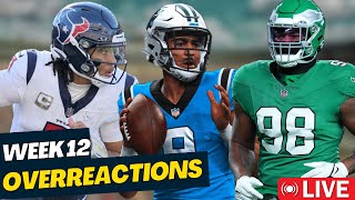 Overreaction Monday Week 12: Bryce Young Better than CJ Stroud, Saquon MVP, and 49ers are Cooked