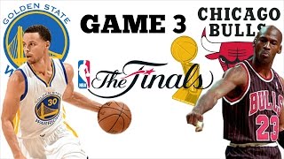 NBA 2K16: NBA Finals Simulation | '95-'96 Chicago Bulls vs. '15-'16 Golden State Warriors | Game 3