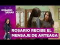 Rosario recibe el mensaje de Arteaga | Rosario Tijeras