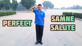 Learn how to do perfect samne salute | Best salute tutorial | NCC lesson | Basics of NCC drill #ncc