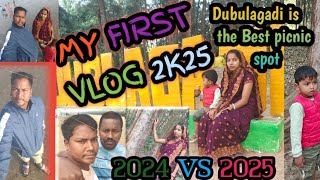 My first vlog II dubulagadi is the best picnic spot ll ନୂତନ ବର୍ଷର ଅଭିନନ୍ଦନ ||couple vlog#villagelife