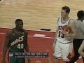 Luc Longley Defense on Shawn Kemp / 1996 NBA Finals Game 2 / Chicago Bulls vs Seattle Supersonics