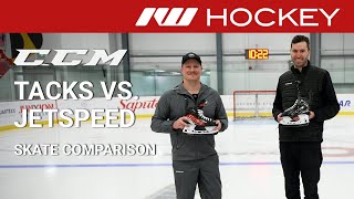 CCM Tacks \u0026 JetSpeed Skate Line Comparison // On-Ice Insight