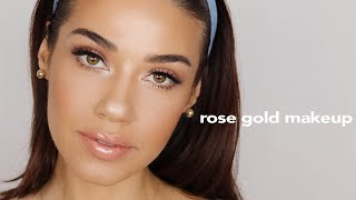 Rose Gold Everyday Makeup Tutorial | Eman