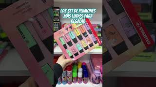 Los plumones más lindos para regalar, set llenos de marcadores y colores #stabilo  #plumones #cute