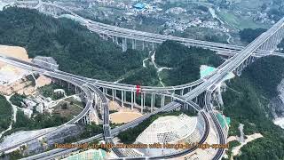 The Jinsha Interchange between Hangzhou Rui Expressway and Zhurong Expressway under Construction