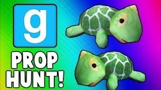 Gmod Prop Hunt Funny Moments - Pedotree, Turtle Parkour, The Brown Knight Rises (Garry's Mod)