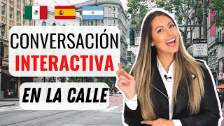 Interactive SPANISH CONVERSATION Practice to Improve your Speaking Skills | Conv