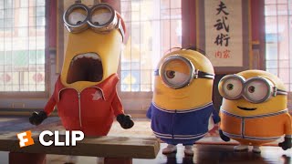 Minions: The Rise of Gru Exclusive Movie Clip - Minions Try to Break a Board with their Heads (2022)