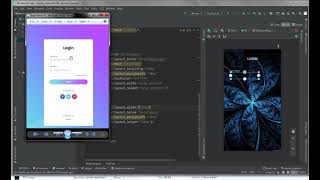 Simple log in app, android studio xml tutorial