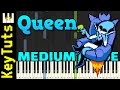 Queen [Deltarune: Chapter 2] by Toby Fox - Medium Mode [Piano Tutorial] (Synthesia)