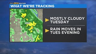 Chicago First Alert Weather: Rain moves in Tuesday evening