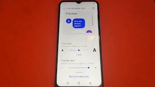 how to set font & display size setting Vivo Y22, Vivo Y22 me font & display size setting set kaise k