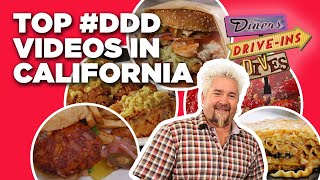 Top 5 #DDD s in California with Guy Fieri | Diners, Drive-Ins and Dives | Food N