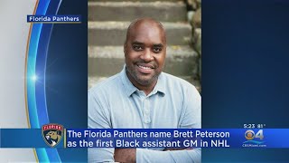 Florida Panthers Name Brett Peterson As 1st Black Assistant GM In NHL